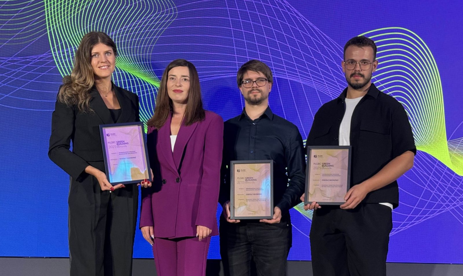 Osiedle Neonowe wyróżnione w konkursie Green Building Awards 2025 – sukces Pekabex Development